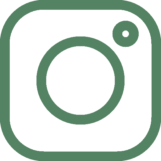 instagram icon in dark green