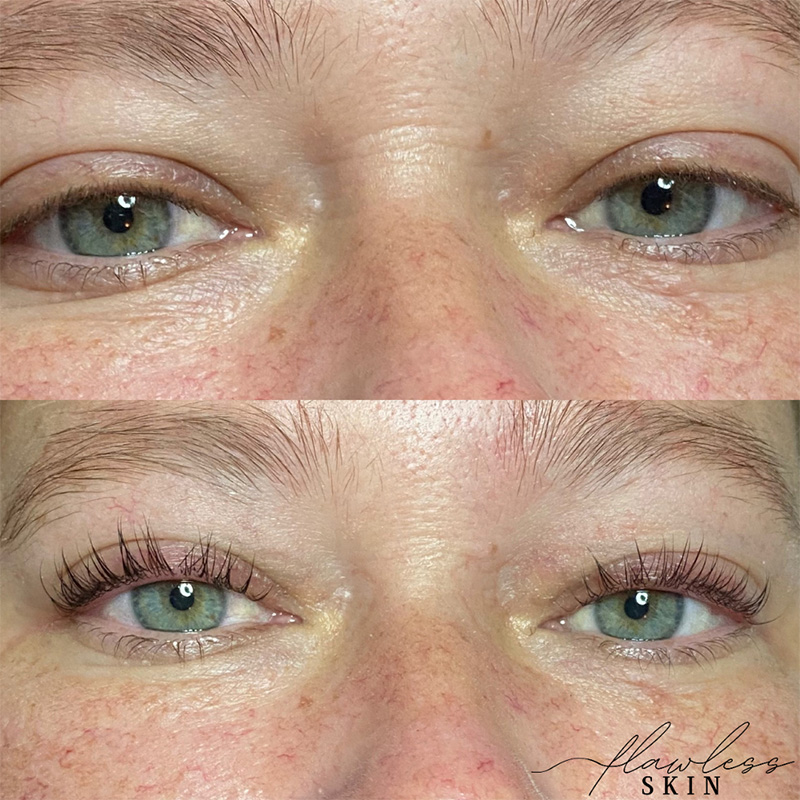 lash lift and tint