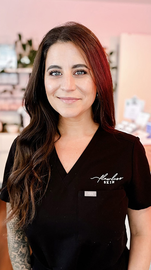 Professional image of Ashlee Funaro a spa Master Esthetician