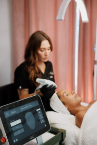 Client receiving Clear & Brilliant Laser
